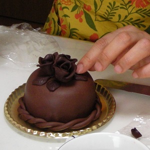 プラチョコケーキ